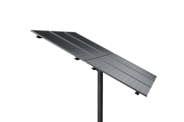 solar panel isolated on white