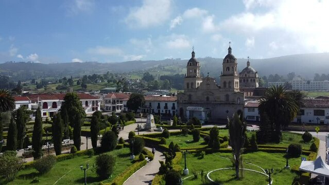 Plaza central Santa Rosa de Viterbo, Boyac&aacute;