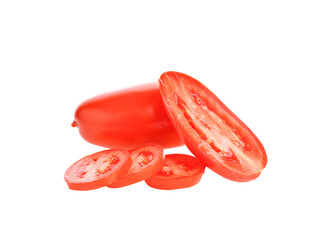 Roma tomato on  transparent png