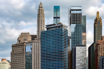 Chicago building architecture and cityscape