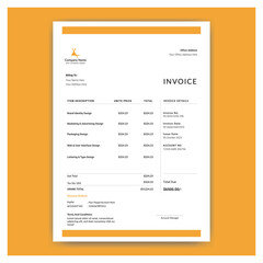 New Corporate Invoice Design Content