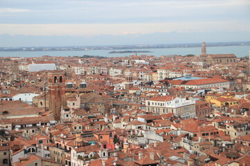 Fototapeta na wymiar Vue aérienne du quartier Cannaregio Venise