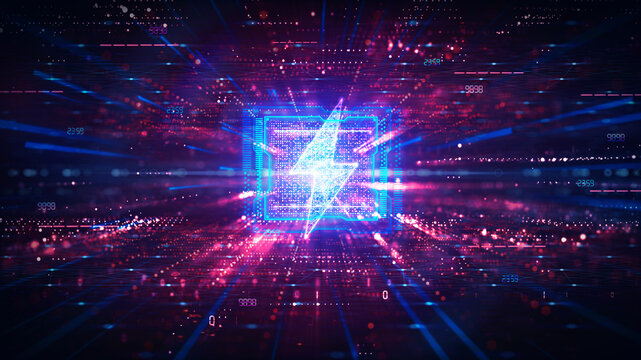 High-performance Computing - HPC - Conceptual Illustration