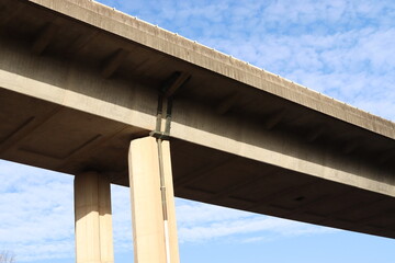 Obraz premium bridge over blue sky