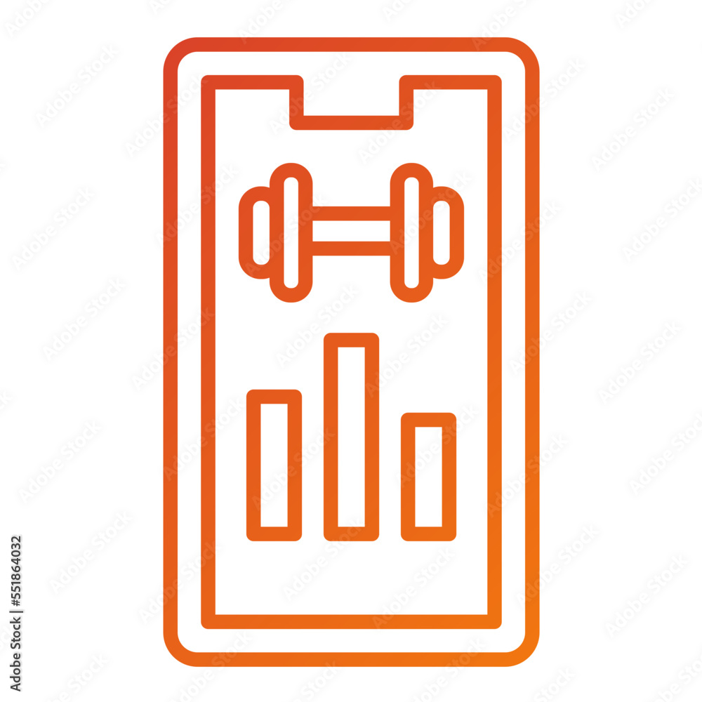 Canvas Prints statistics icon style