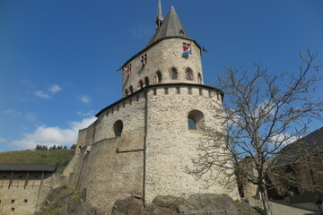 Fototapeta na wymiar Schloss Vianden, Luxemburg