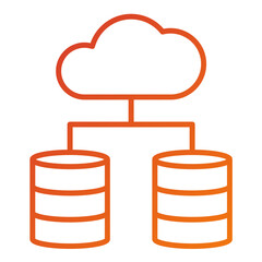 Cloud Storage Icon Style