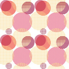 Seamless viva magenta pattern, color of 2023 year