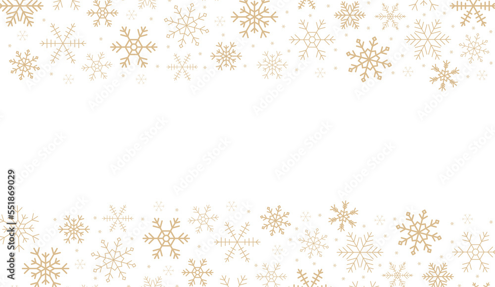 Poster snowflakes border background for christmas banner. new year and xmas design decorated of snowflake.