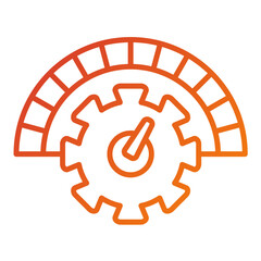 Obraz premium Constant Development Pace Icon Style