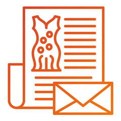 Fashion Newsletter Icon Style