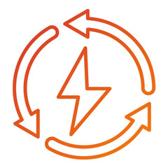Energy Saving Icon Style