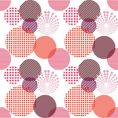 Seamless viva magenta pattern, color of 2023 year