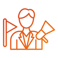 Tour Guide Icon Style