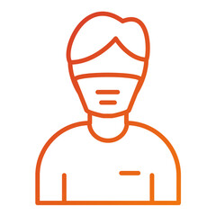 Paramedic Male Icon Style