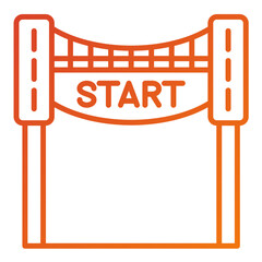 Race Start Icon Style