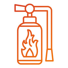 Fire Extinguisher Icon Style
