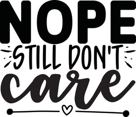 Nope still don't care