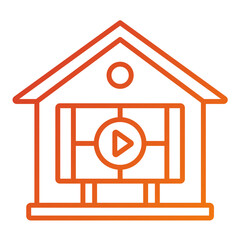 Home Theater Icon Style