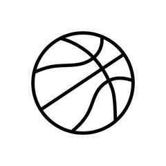 Basket Ball Icon Vector Design Template.
