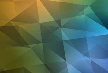 Light Blue, Yellow vector low poly texture.