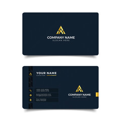 Obraz premium business card black and gold Corporate Professional