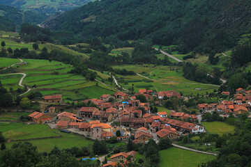 Valle de Cabuerniga en Asturias.