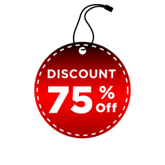 price tag vector illustration in trendy flat design