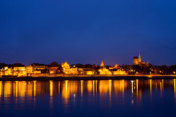 Obraz na płótnie Canvas View to the city of Torun, Poland