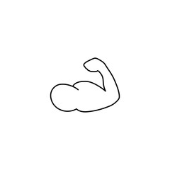 biceps icon vector sport symbol