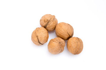 Big brown walnut large nuts. 