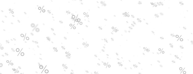 percent shopping digital in hand 3d.