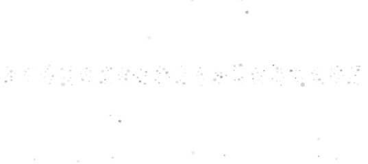 With Realistic Snowflakes Overlay On Light Silver Backdrop. Xmas Holidays