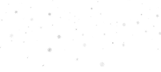 Christmas background design of snowflake and snow falling in the winter 3d illustration