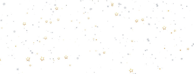 Christmas background design of snowflake and snow falling in the winter 3d illustration