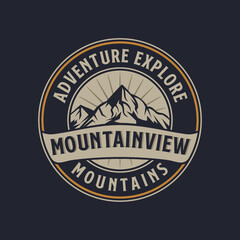  moubtain vintage logo
