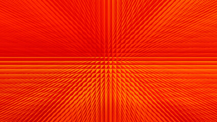 Abstract computer graphic pattern in orange color, digital painting
