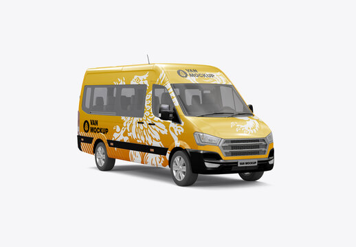 Passenger Van Mockup