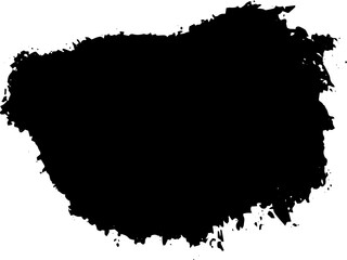 png black abstract ink grunge splash texture.	