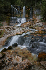 Weißbach-Wasserfall bei Inzell (Bayern).