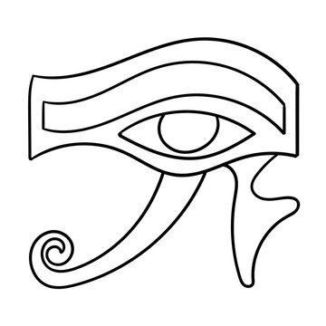 Egyptian Eye of Horus symbol	
