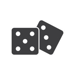 Dice Isolated Flat Vector Icon