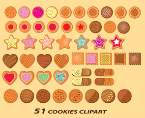 Сookies_vector clipart 