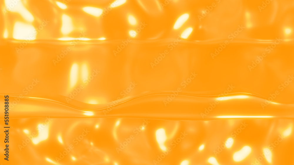 Poster honey yellow soft shifting lines bokeh bg - abstract 3d rendering