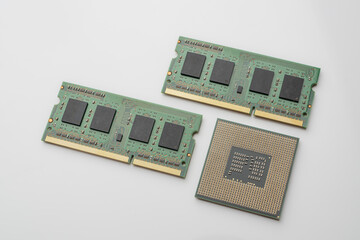 Computer components, processor and RAM