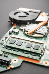 laptop board service. RAM installation