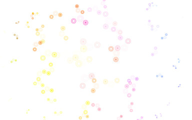 Light Multicolor vector texture with disks.