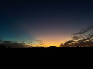 sunset in the mountains