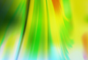 Light Green, Yellow vector abstract blurred layout.