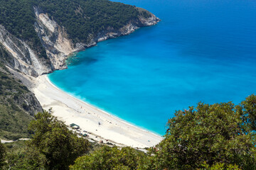 Amazing view of coastline of Kefalonia, Greece